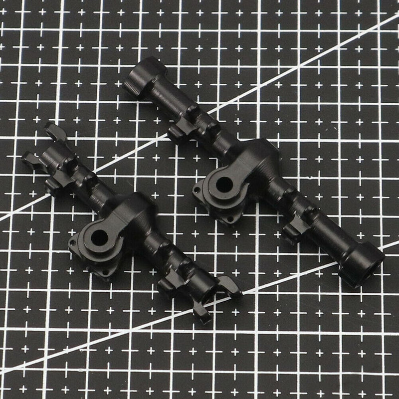 RCAWD Black RCAWD Alloy Front & Rear Axle Housing For 1/24 Axial SCX24 Crawlers