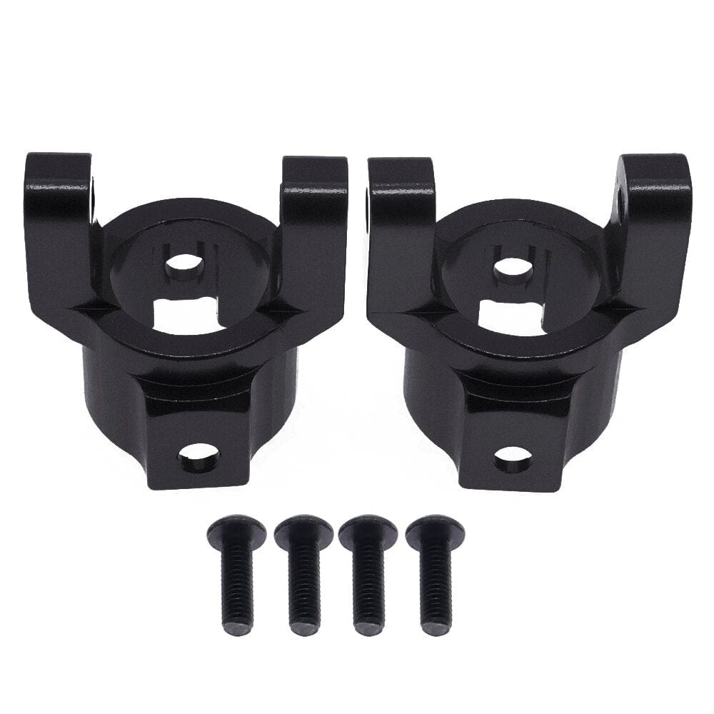 RCAWD black RCAWD Aluminum C hub carrier for 1/10 RGT 86100 86110 FTX5579 Outback Fury crawler part 2pcs
