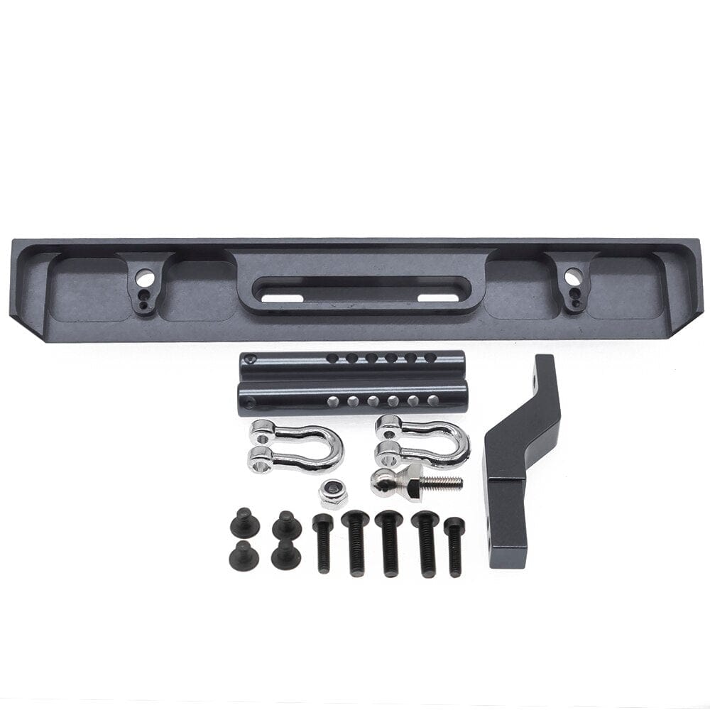 RCAWD Black RCAWD Aluminum rear bumper for 1/10 RGT 86100 86110 FTX5579 Outback Fury crawler upgraded parts