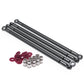 RCAWD Black RCAWD Aluminum side linkage for 1/10 RGT 136100 and FTX Outback crawler FTX5586 upgraded parts 4pcs