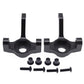 RCAWD Black RCAWD Aluminum steering hub carrier for 1/10 RGT 86100 86110 FTX5579 Outback Fury crawler part 2pcs