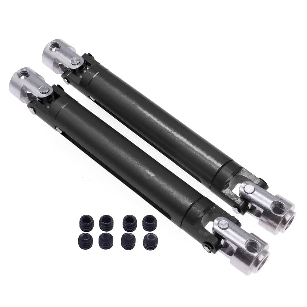 RCAWD Black RCAWD center CVD drive shaft set for 1/10 RGT 86100 86110 FTX5579 Outback Fury crawler parts 2pcs