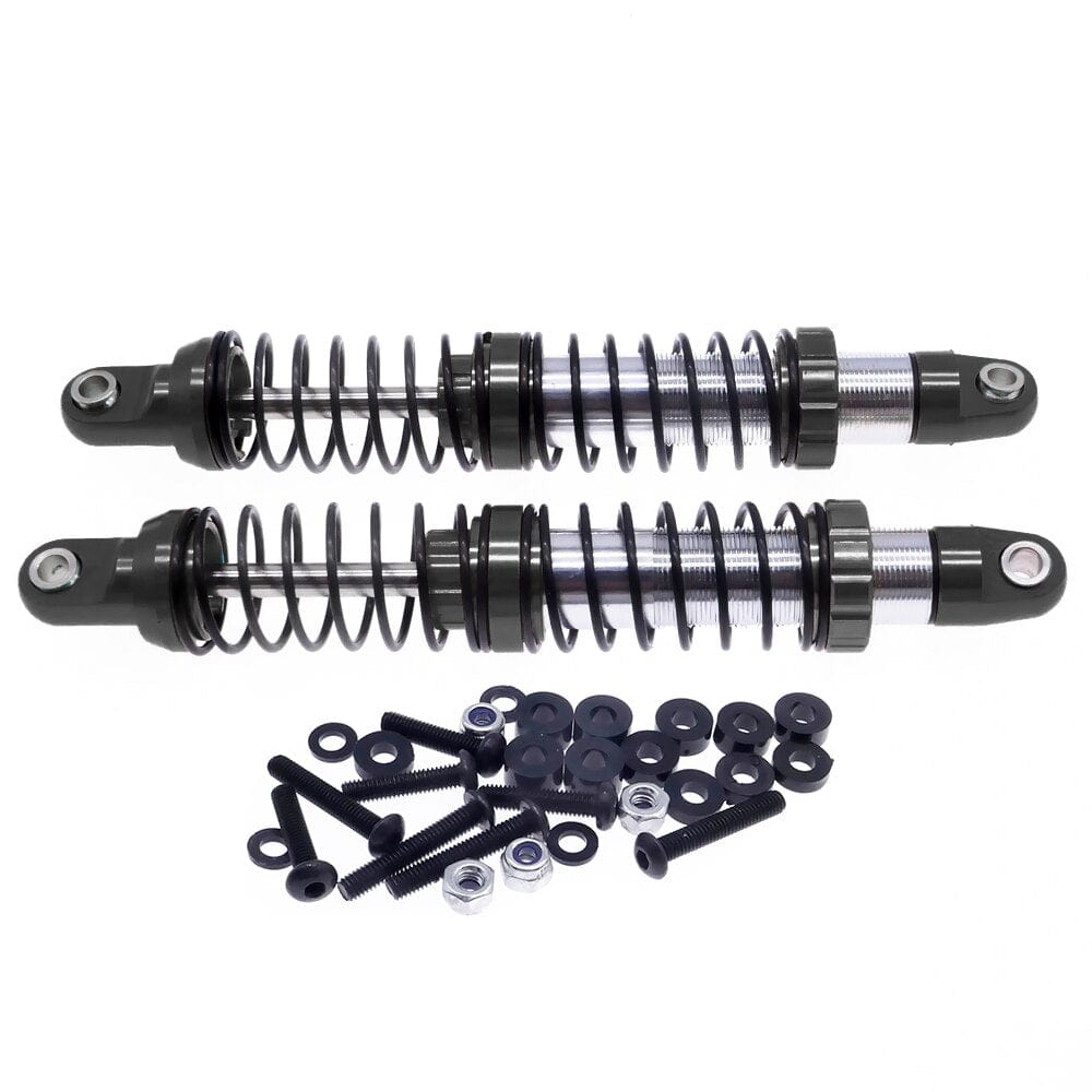 RCAWD Black RCAWD front and rear shock absorber damper oil filled type for 1/10 RGT 86100 86110 FTX5579 Outback Fury crawler part 2pcs