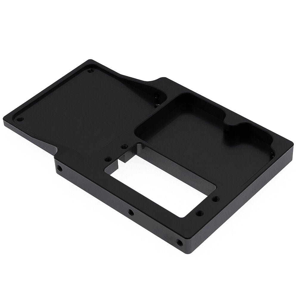 RCAWD Black Servo/ESC mount tray plate for 1/10 RGT 86100 86110 FTX5579 Outback Fury crawler parts