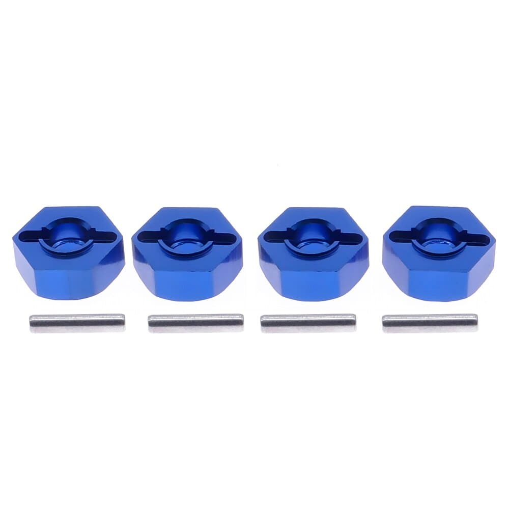 RCAWD Blue RCAWD 12mm  wheel hex for 1/10 RGT 86100 86110 FTX5579 Outback Fury crawler parts 4pcs