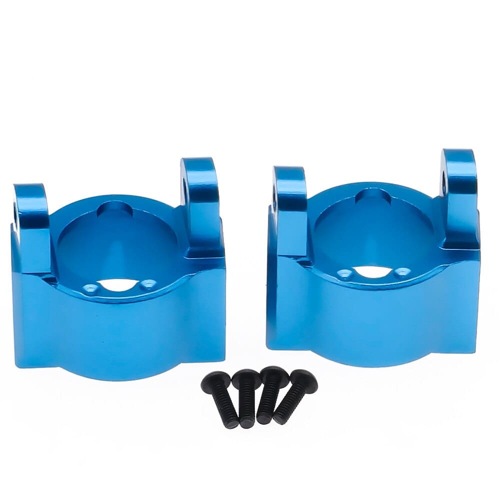 RCAWD Blue RCAWD Aluminum C hub carrier for ECX 1/12 Barrage 1/18 Temper 1/10 RGT 136100 and FTX Outback crawler parts 2pcs