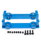 RCAWD Blue RCAWD Aluminum front and rear bumper mount for ECX 1/12 Barrage 1/18 Temper 1/10 RGT 136100 and FTX Outback crawler parts 2pcs