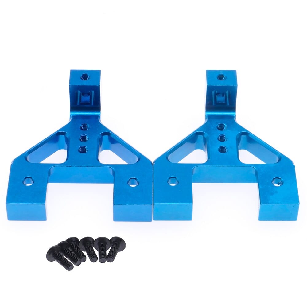 RCAWD Blue RCAWD Aluminum shock tower for ECX 1/12 Barrage 1/18 Temper 1/10 RGT 136100 and FTX Outback crawler parts 2pcs