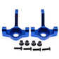 RCAWD Blue RCAWD Aluminum steering hub carrier for 1/10 RGT 86100 86110 FTX5579 Outback Fury crawler part 2pcs