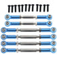RCAWD ECX UPGRADE PARTS Blue RCAWD 6pcs Turnbuckles Full Set Tie Rods ECX1046 For RC Hobby Car 1-10 ECX 2WD Series