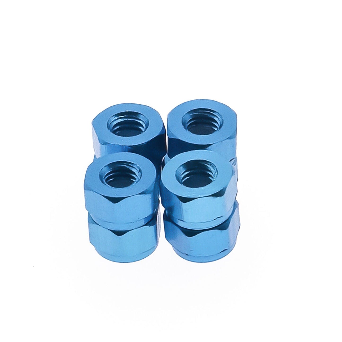 RCAWD ECX UPGRADE PARTS Blue RCAWD M3 Wheel Hex Lock Nut Tire Nut ECX1059 For RC Hobby Car 1-10 ECX 2WD Series 8PCS