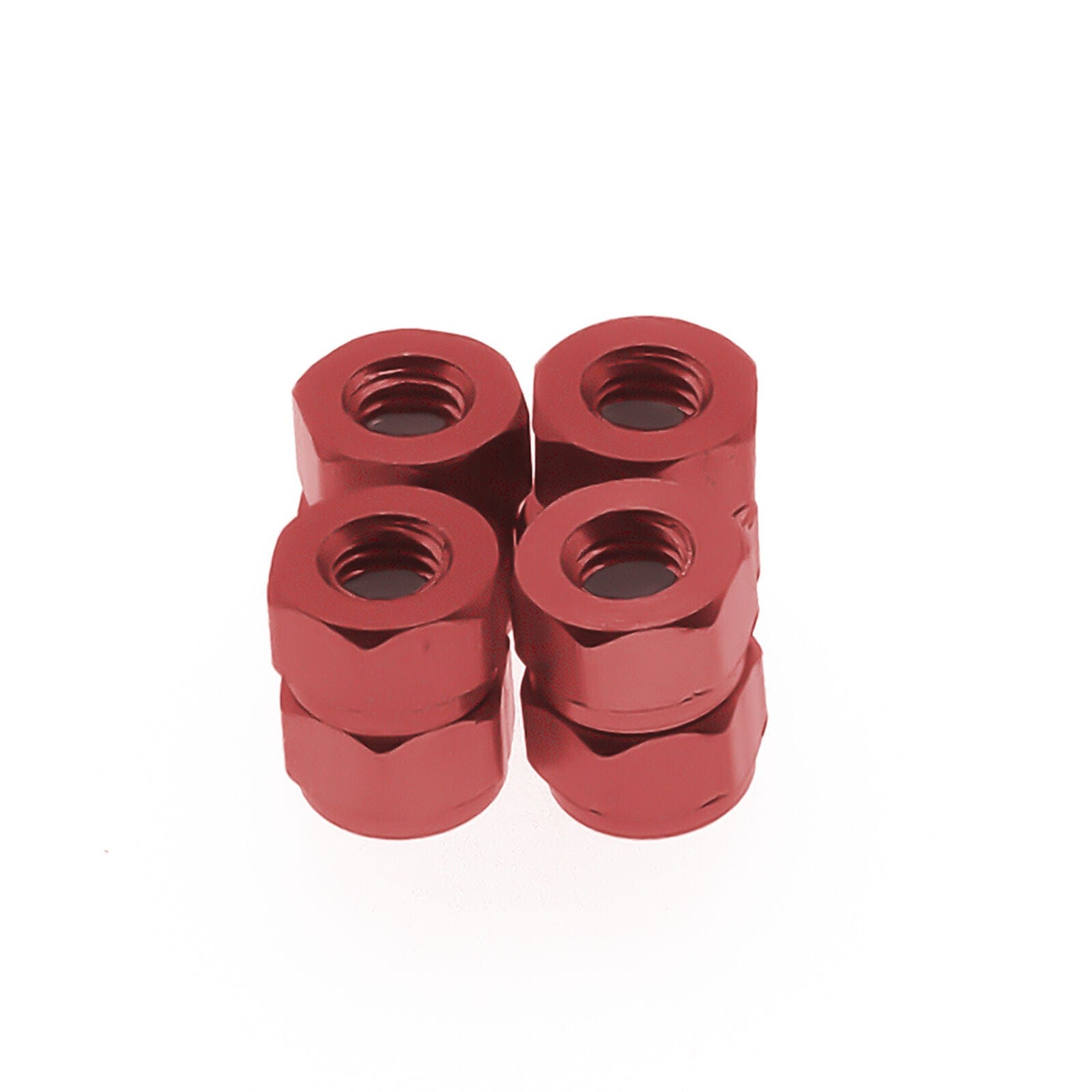 RCAWD ECX UPGRADE PARTS m3 4mm wheel hex lock nut RCAWD Aluminum CNC DIY Upgrade Hop-up parts For 1-10 ECX 2WD Series Ruckus AMP red