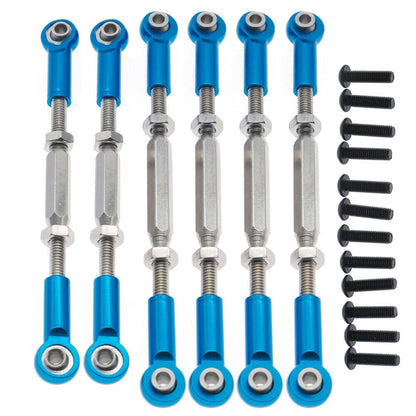 RCAWD ECX UPGRADE PARTS Navy Blue RCAWD RC tie rod steering Toe link linkage for 1/10 ECX 2WD series Ruckus