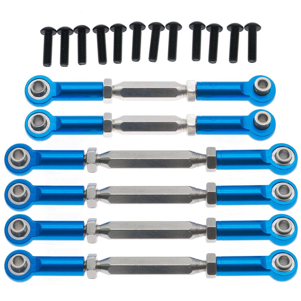 RCAWD ECX UPGRADE PARTS RCAWD 6pcs Turnbuckles Full Set Tie Rods ECX1046 For RC Hobby Car 1-10 ECX 2WD Series