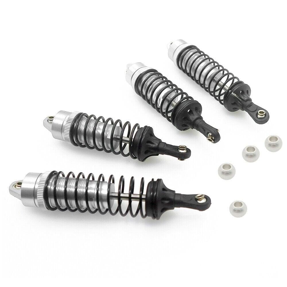 RCAWD ECX UPGRADE PARTS RCAWD RC Shocks For 1/10 ECX 2WD Circuit Ruckus AMP DB MT Torment Brutus Silver 4pcs