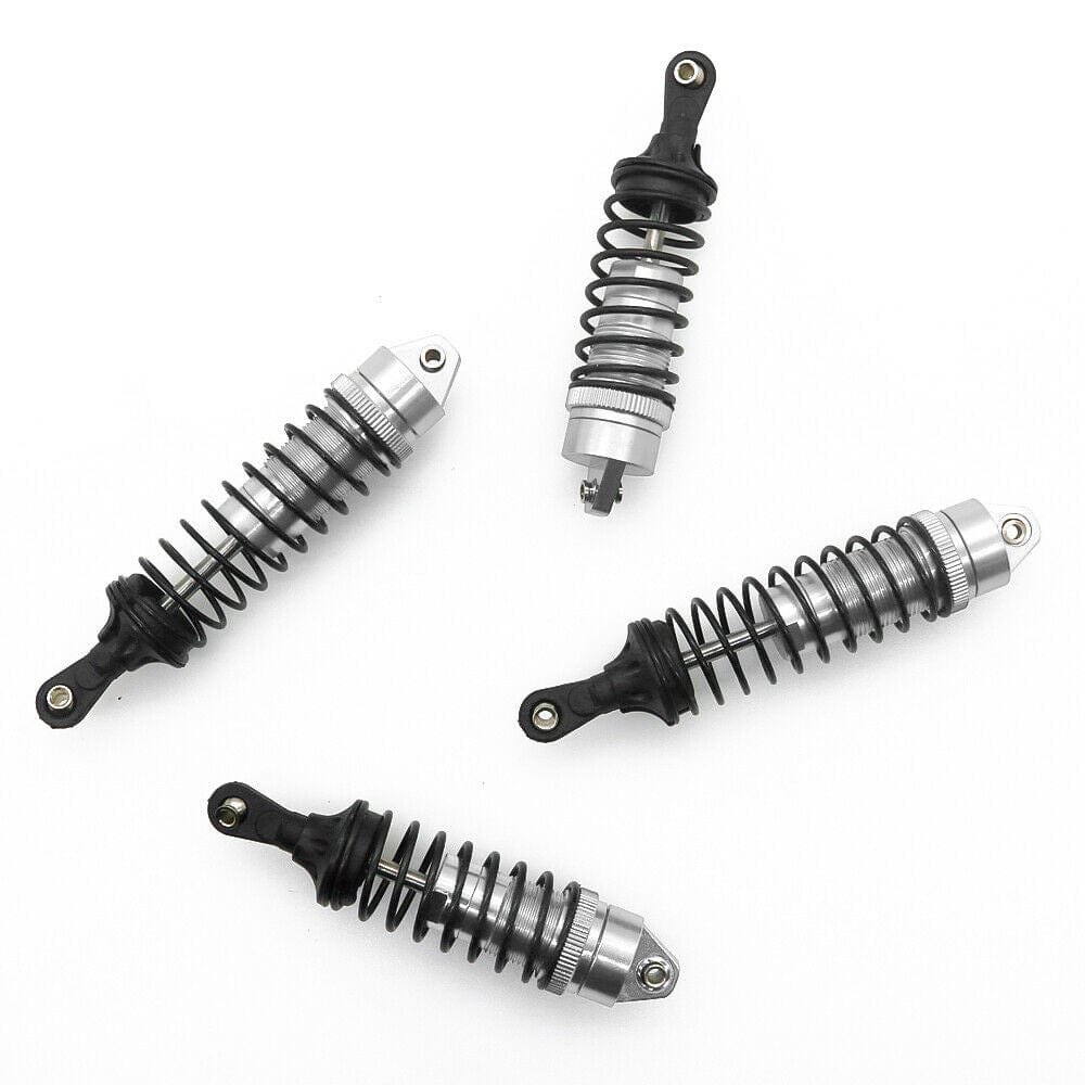 RCAWD ECX UPGRADE PARTS RCAWD RC Shocks For 1/10 ECX 2WD Circuit Ruckus AMP DB MT Torment Brutus Silver 4pcs