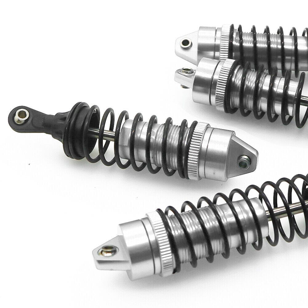 RCAWD ECX UPGRADE PARTS RCAWD RC Shocks For 1/10 ECX 2WD Circuit Ruckus AMP DB MT Torment Brutus Silver 4pcs
