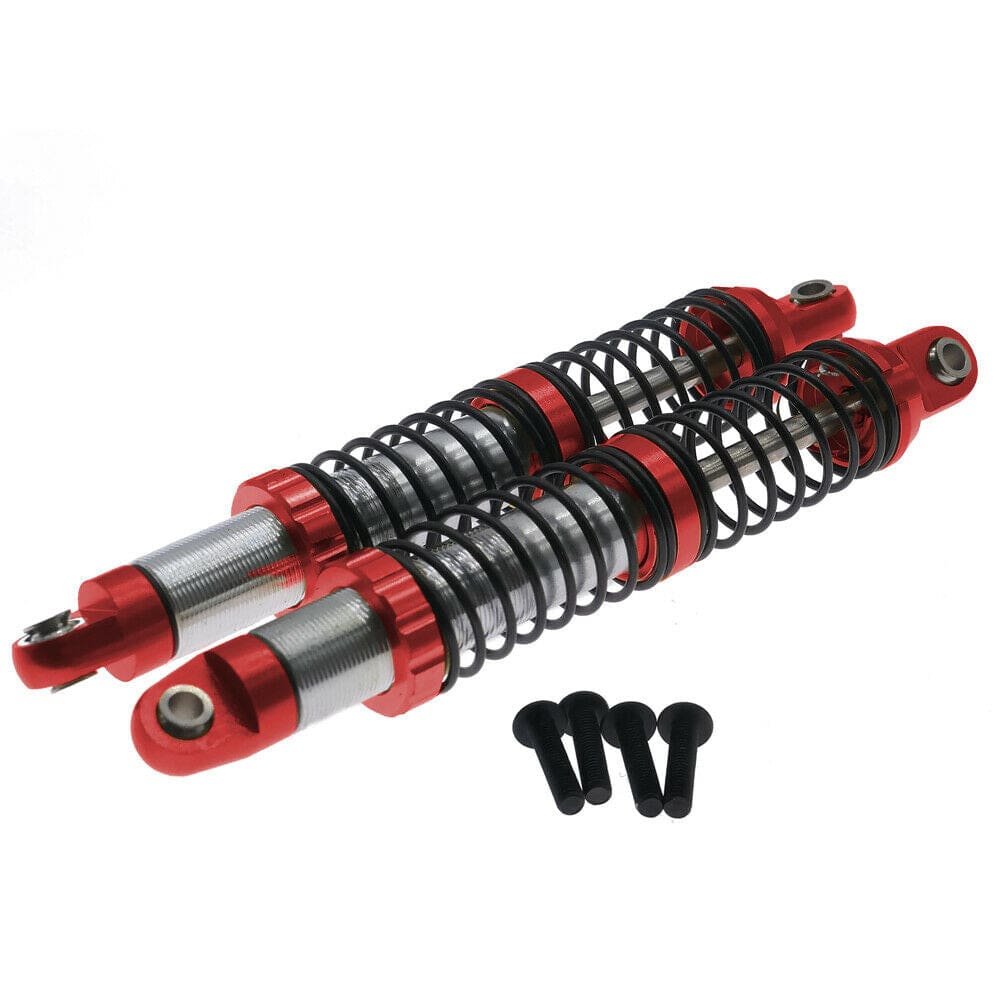 RCAWD ECX UPGRADE PARTS Red RCAWD Alloy Front Shocks 102mm ECX1095 For RC Car 1/10 ECX 2WD Series 2pcs