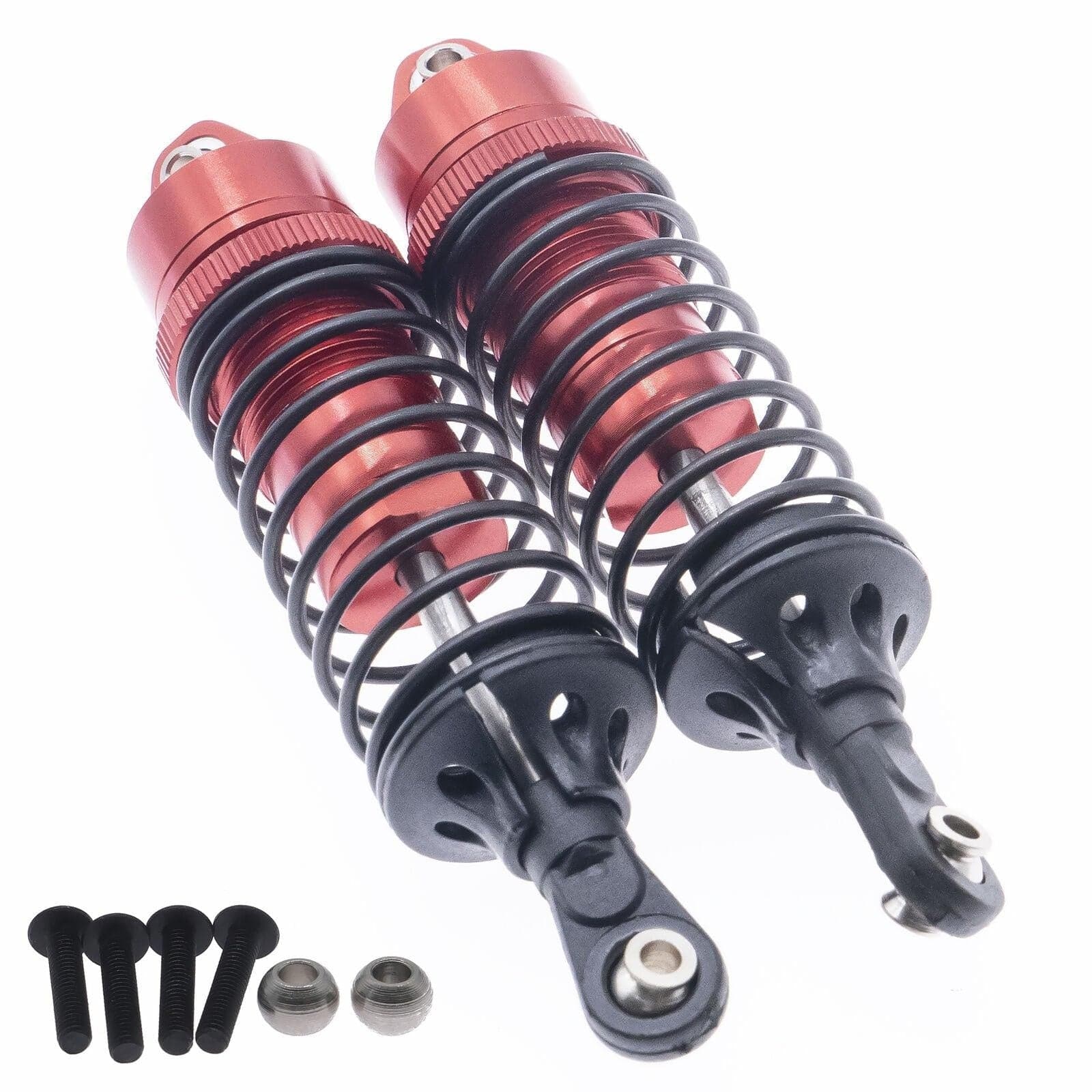 RCAWD ECX UPGRADE PARTS Red RCAWD Front Shock Absorber For RC Car 1/10 Horizon ECX 2WD Series Ruckus Axe MT