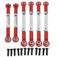 RCAWD ECX UPGRADE PARTS Red RCAWD RC tie rod steering Toe link linkage for 1/10 ECX 2WD series Ruckus