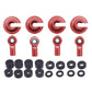 RCAWD ECX UPGRADE PARTS Red RCAWD Shock Ends Spring Cups Spring Clips for 1/10 ECX 2WD Series