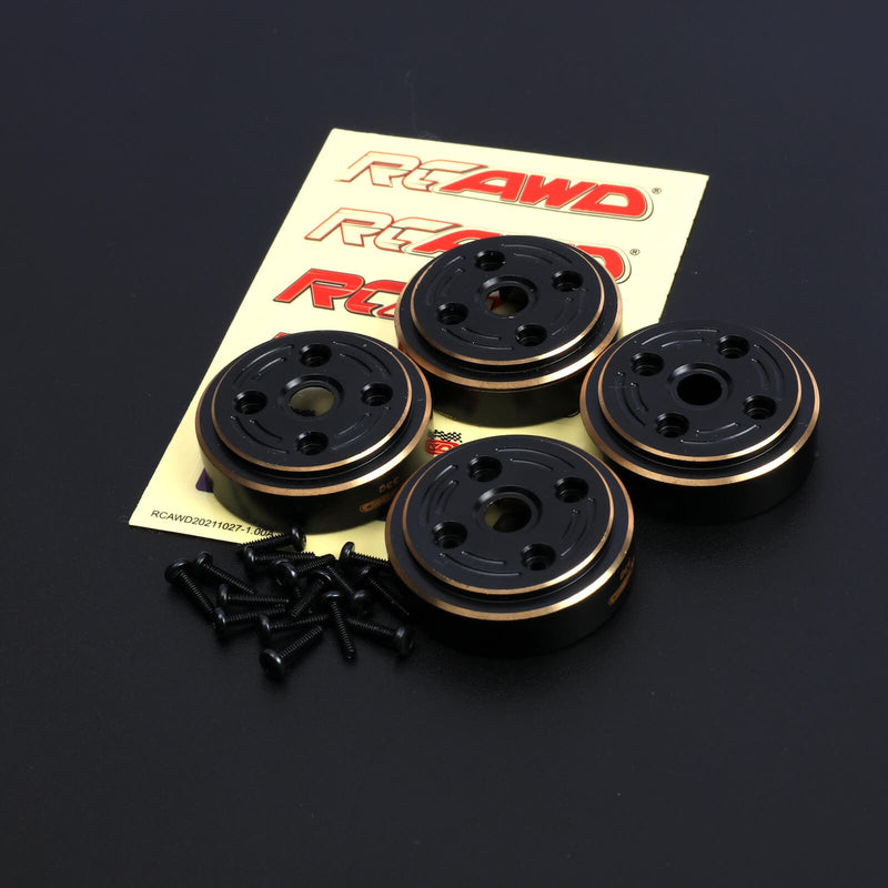 RCAWD FCX24/SCX24 Upgrade Brass Portal Weights 33g/pc - RCAWD