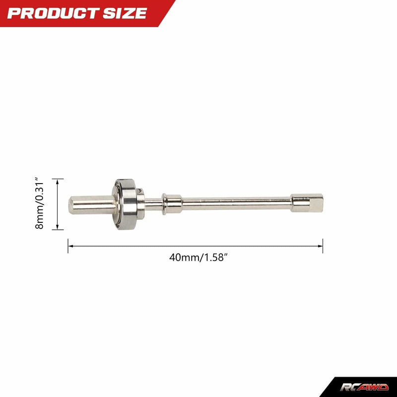 Front CVD drive shaft for RCAWD front portal axle upgrade parts - RCAWD