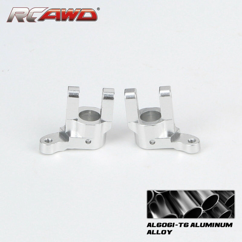 RCAWD HBX UPGRADE PARTS RCAWD 24704 Alloy C Front Hub Carrier Caster Blocks For 1/24 HBX 2098B Crawler