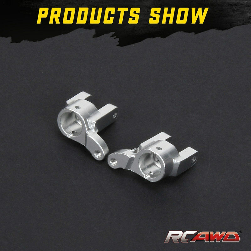 RCAWD HBX UPGRADE PARTS RCAWD 24704 Alloy C Front Hub Carrier Caster Blocks For 1/24 HBX 2098B Crawler
