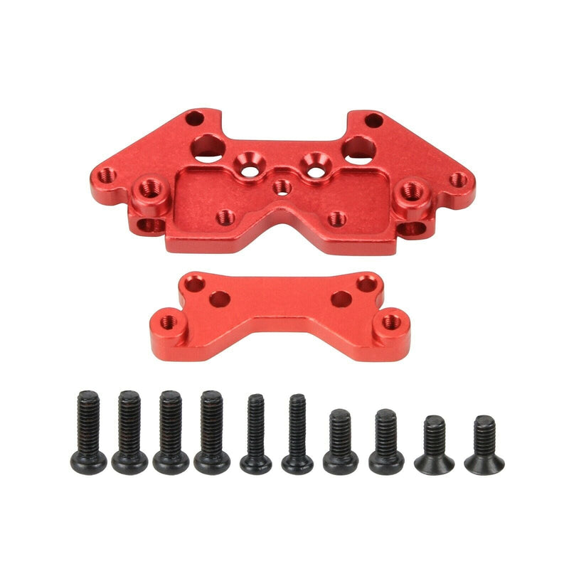 RCAWD HBX UPGRADE PARTS Red RCAWD 18101 Shock Tower for 1/18 HBX 18859E 18858E 18857E Buggy Car