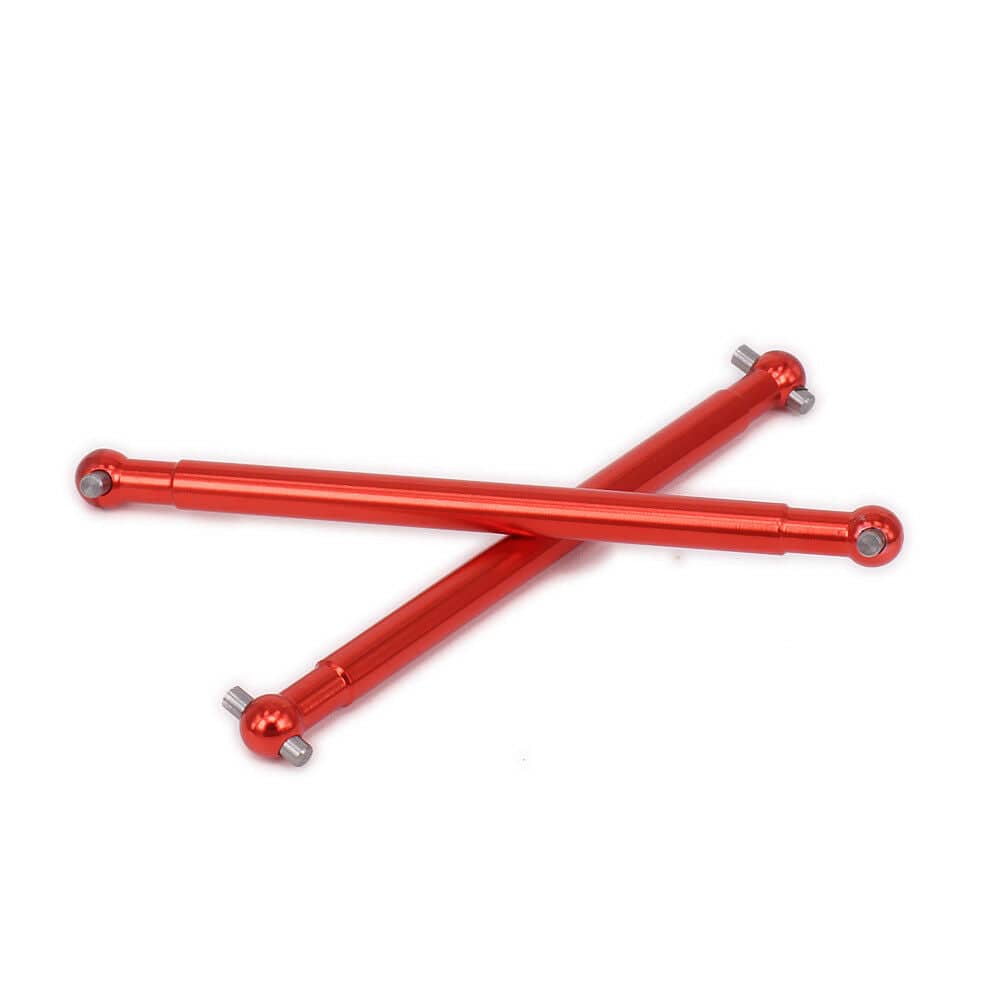 RCAWD HOBBICO UPGRADE PARTS Red RCAWD Dogbone Set Drive Shaft 2PCS For 1/18 Revel 24540 Scorch Hobbico Dromida BX/MT