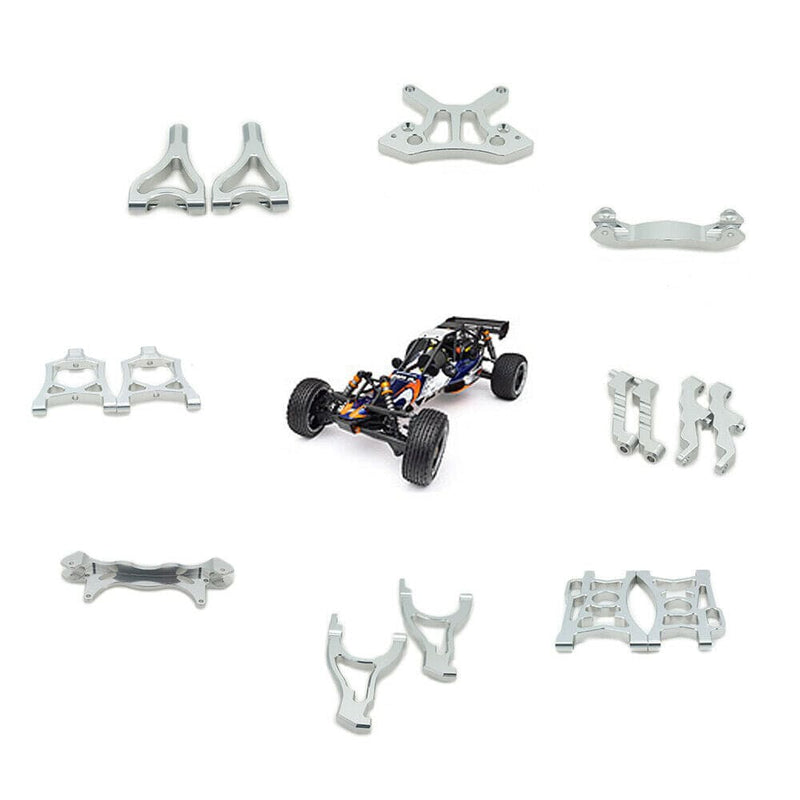 RCAWD HPI UPGRADE PARTS RCAWD Alloy Upgrades Parts For HPI BAJA 5B SS D-Box 2 113141 112457 silver