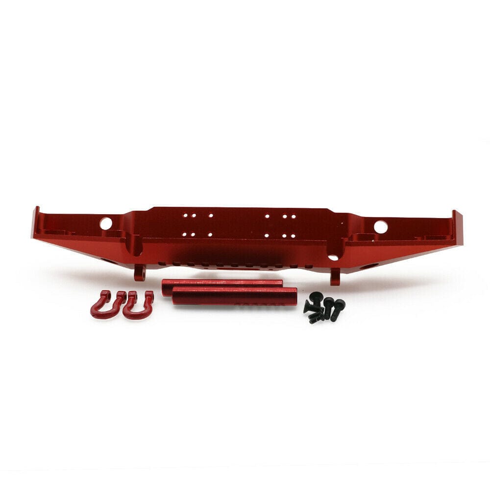 RCAWD HPI UPGRADE PARTS Red RCAWD RC scale rear bumper for 1/10 HPI Venture FJ Cruiser crawler Traxxas
