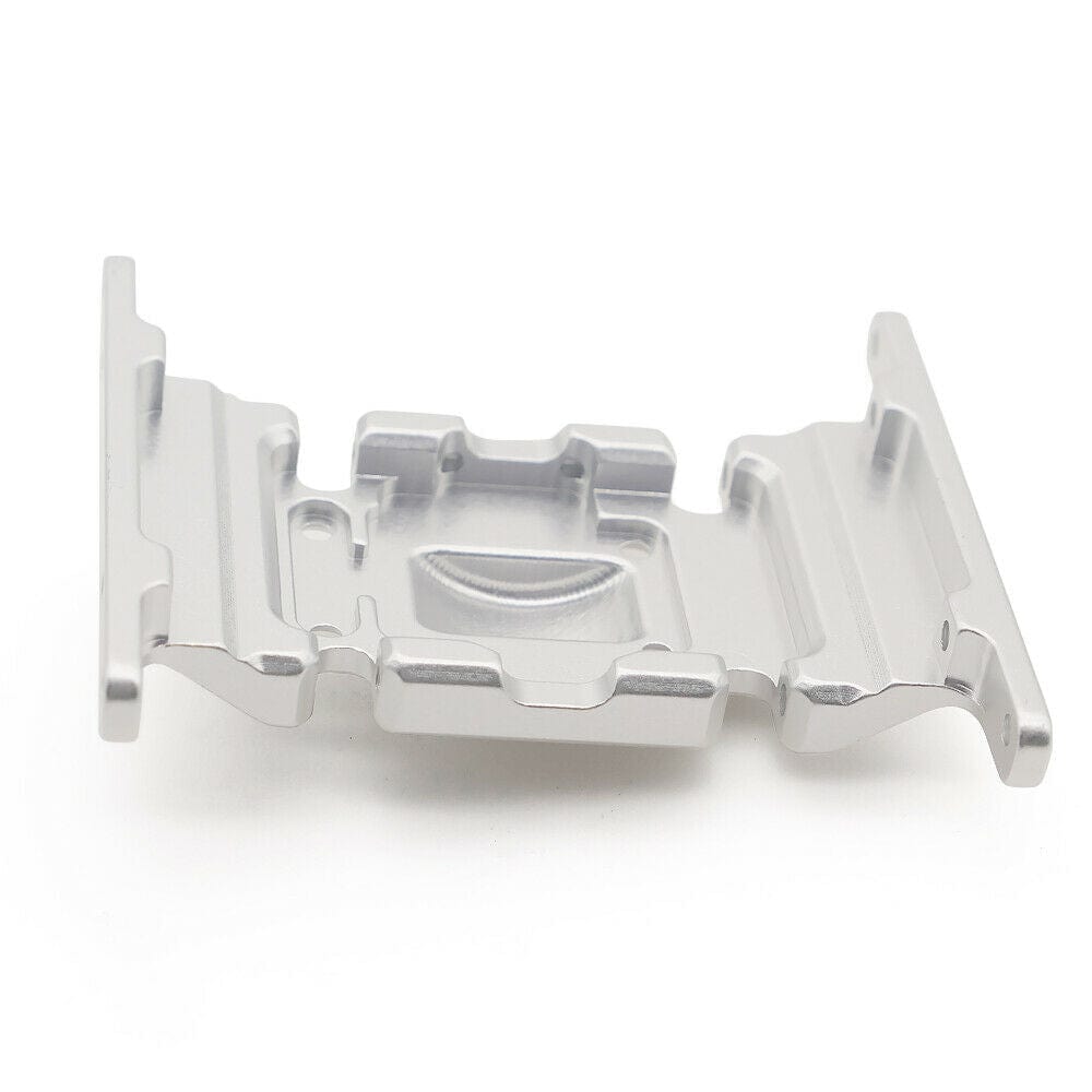 RCAWD HPI UPGRADE PARTS Silver RCAWD center gear box skid plate ALLOY for rc car 1/10 HPI Venture FJ Cruiser crawler