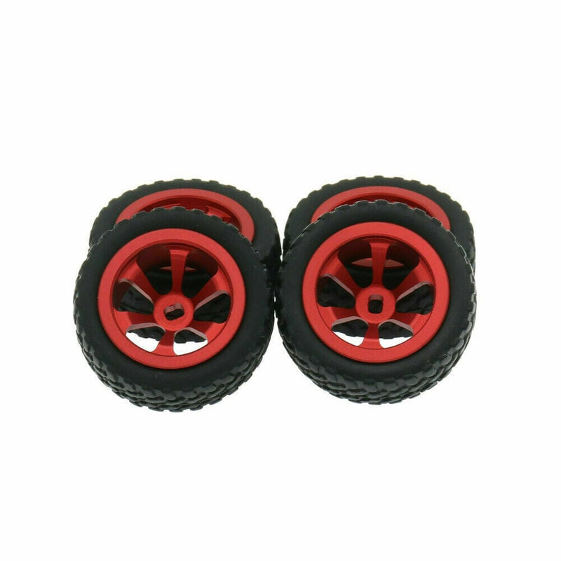 RCAWD KYOSHO UPGRADE PARTS wheel rim tire K989-53-1 RCAWD Alloy Upgrades Parts For 1/28 Wltoys K969 K989 P929 Kyosho Mini-Z Mini-Q D combination Red