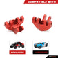 RCAWD LOSI 1/8 LMT machined Aluminum alloy steering hub carrier knuckle arm blocks Spindle Set Front (L/R) for 1-8 Losi LMT RC car Upgrded part