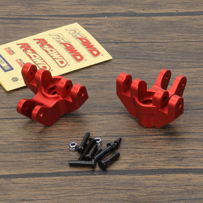 RCAWD LOSI 1/8 LMT Red RCAWD Losi LMT Upgrade parts steering hub carrier knuckle arm blocks Spindle Set Front (L/R) LOS244004