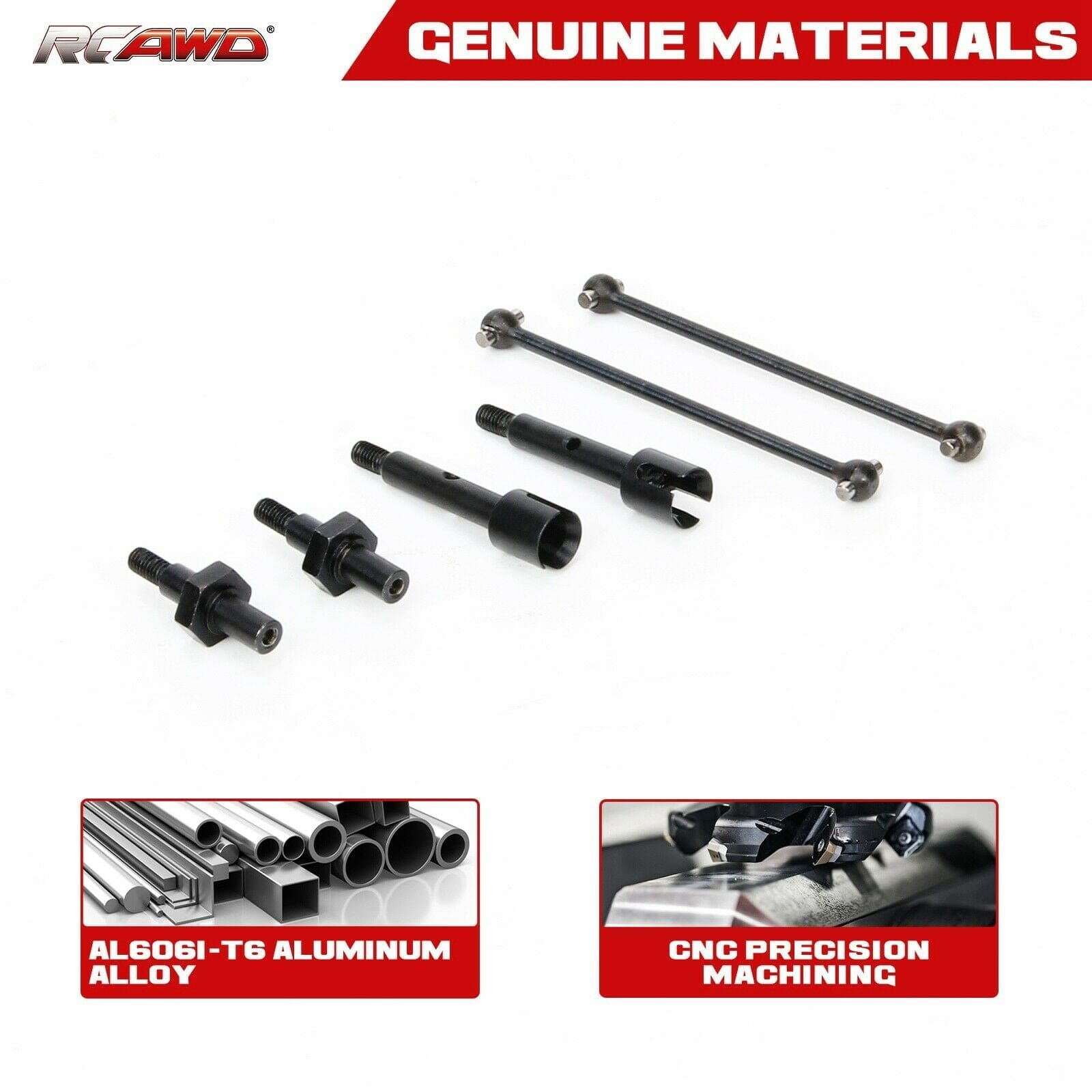 RCAWD Losi Mini Buggy/Tuggy Dogbone Drive Shaft Front Rear Axle LOS212013 RCAWD