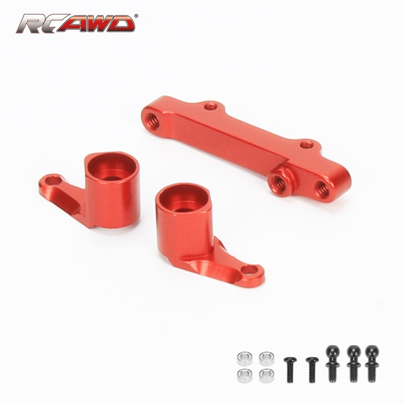 RCAWD Mini Buggy/Tuggy Bellcranks and Drag Link LOS311002 - RCAWD