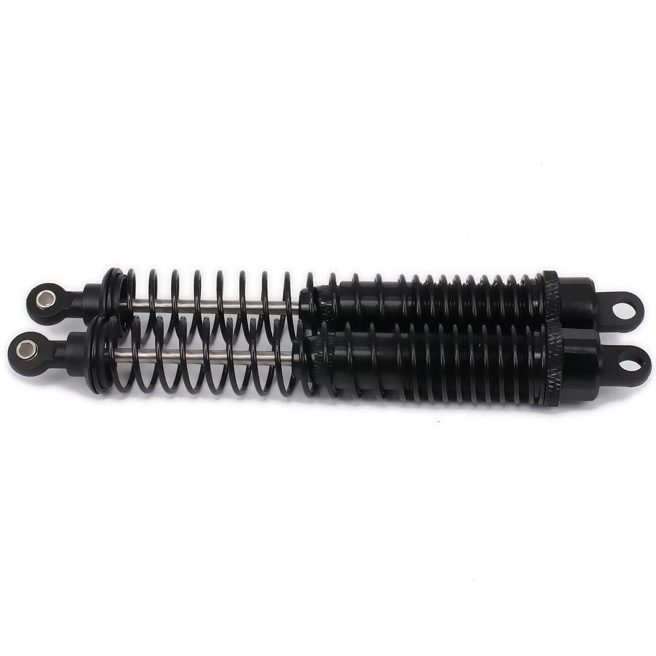 RCAWD RC CAR UPGRADE PARTS Black RCAWD Adjustable 130mm RC Shock Absorber Damper For RC Car 1/10 Model Car 2PCS