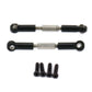 RCAWD RC CAR UPGRADE PARTS Black RCAWD Alloy Front/ Rear Servo Link DIDC1042 For RC Hobby 1/18 Dromida BX MT SC 4.18 2PCS