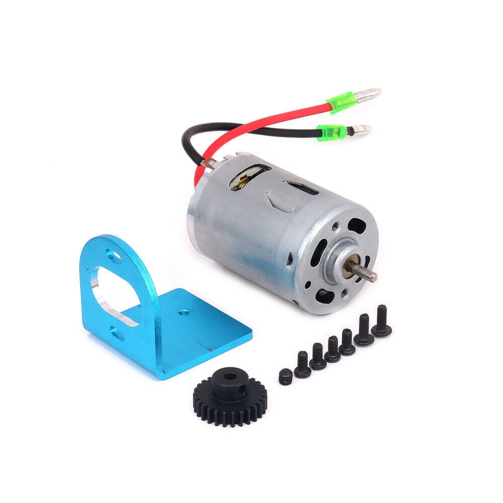 RCAWD RC CAR UPGRADE PARTS Blue RCAWD Adjustable Motor mount + 540 motor w/fan for rc hobby model car 1/18 Wltoys A959