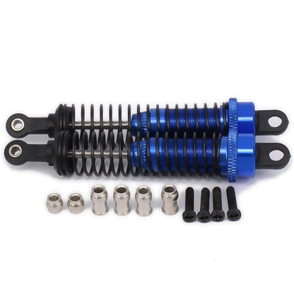 RCAWD RC CAR UPGRADE PARTS Dark Blue RCAWD 80mm Shock Absorber Damper Oil Adjustable Style for 1/16 Rc Car 2pcs