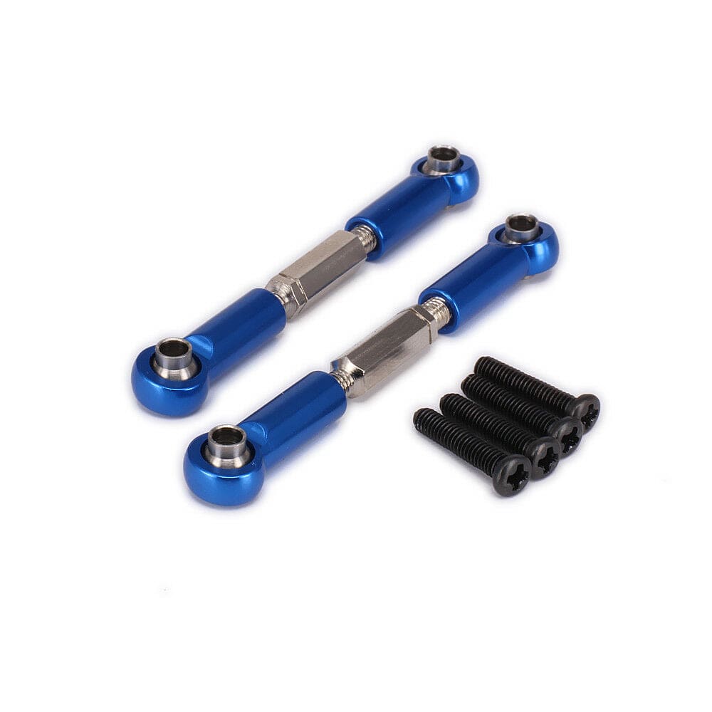 RCAWD RC CAR UPGRADE PARTS Dark Blue RCAWD Alloy Front/ Rear Servo Link DIDC1042 For RC Hobby 1/18 Dromida BX MT SC 4.18 2PCS
