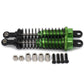 RCAWD RC CAR UPGRADE PARTS Green RCAWD 80mm Shock Absorber Damper Oil Adjustable Style for 1/16 Rc Car 2pcs