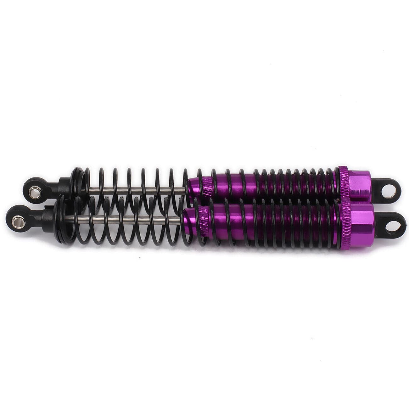 RCAWD RC CAR UPGRADE PARTS Purple RCAWD Adjustable 130mm RC Shock Absorber Damper For RC Car 1/10 Model Car 2PCS