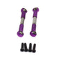 RCAWD RC CAR UPGRADE PARTS Purple RCAWD Alloy Front/ Rear Servo Link DIDC1042 For RC Hobby 1/18 Dromida BX MT SC 4.18 2PCS