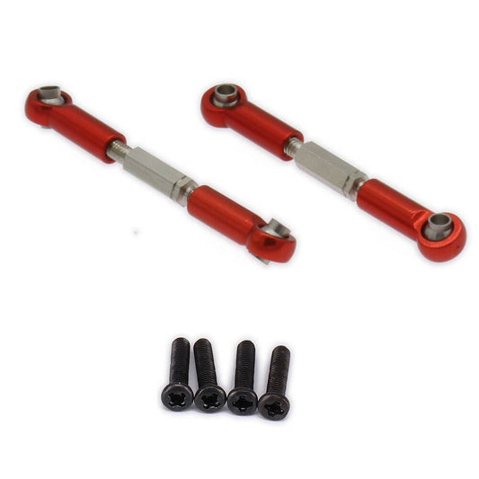 RCAWD RC CAR UPGRADE PARTS RCAWD Alloy Front/ Rear Servo Link DIDC1042 For RC Hobby 1/18 Dromida BX MT SC 4.18 2PCS