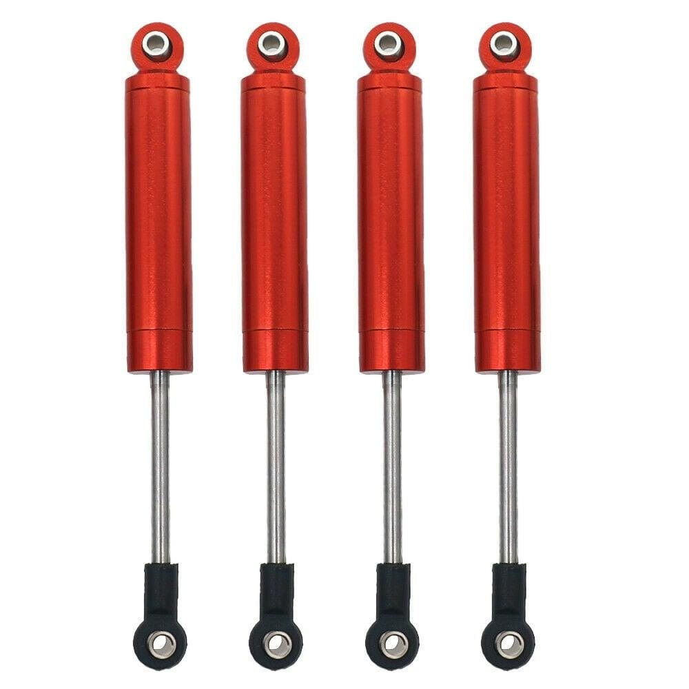 RCAWD RC CAR UPGRADE PARTS Red / 90mm RCAWD 4PCS 60 - 100mm Shock Absorber for Axial SCX10 II Traxxas TRX4 MST Redcat