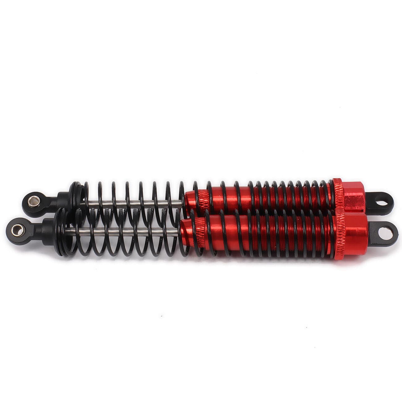 RCAWD RC CAR UPGRADE PARTS Red RCAWD Adjustable 130mm RC Shock Absorber Damper For RC Car 1/10 Model Car 2PCS